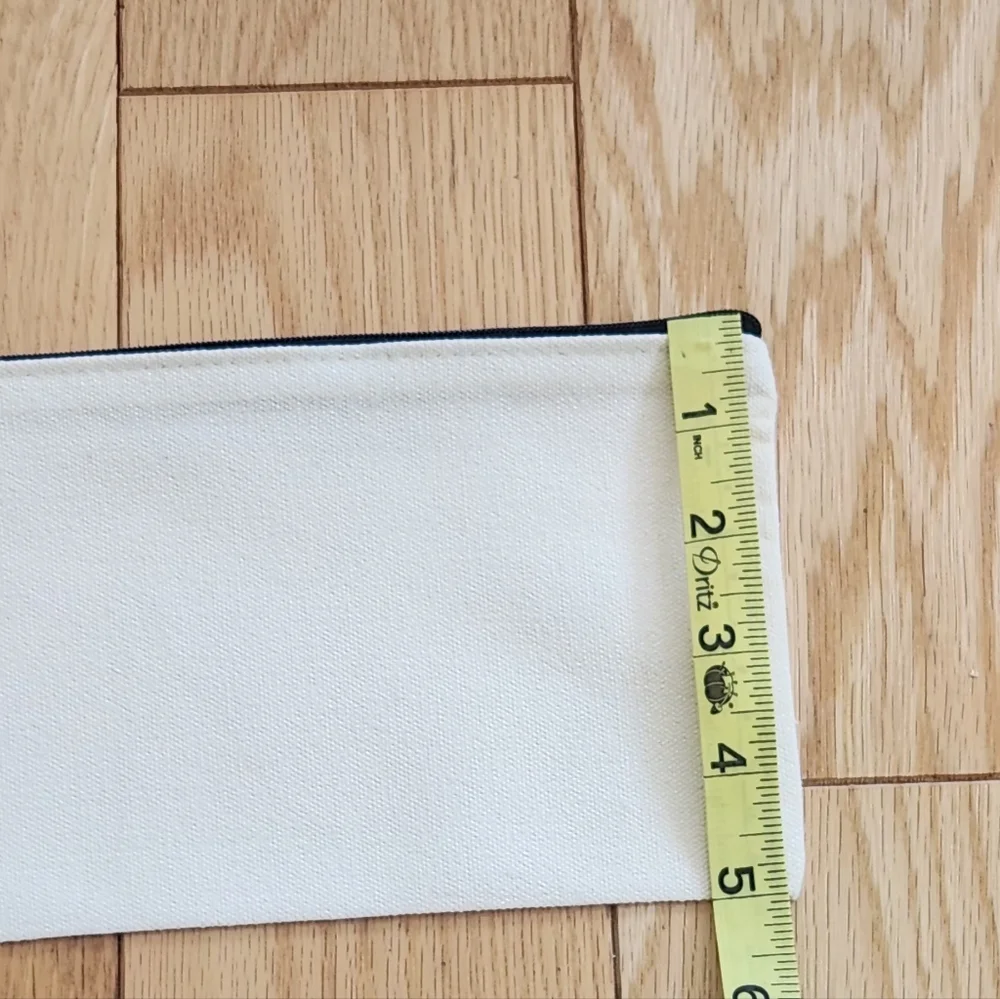 Initial E Floral Letter Organizing Zippered Pouch Or A Makeup Pouch
